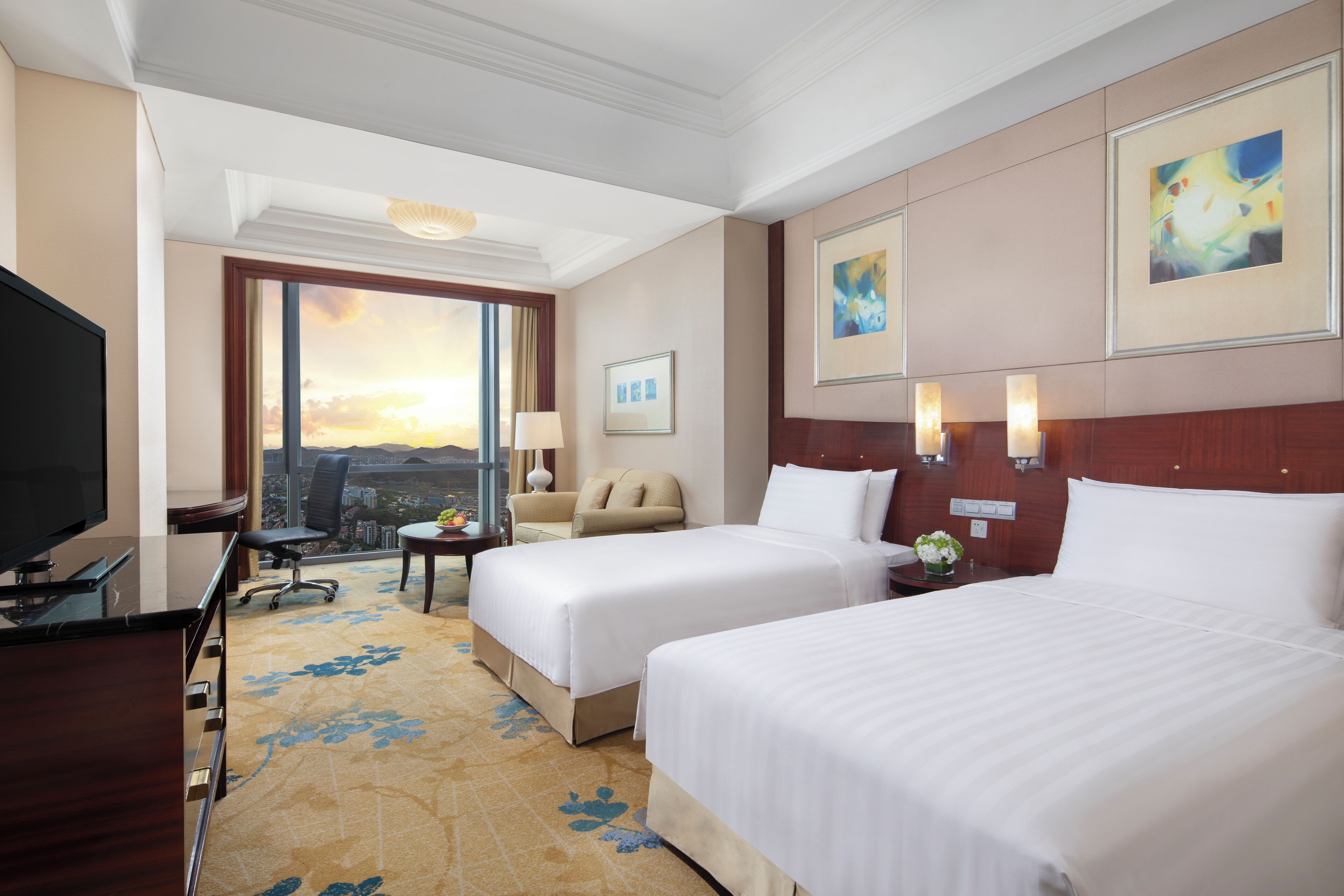 In-room safe, desk, blackout curtains, soundproofing