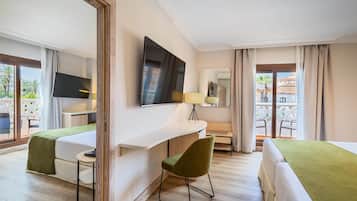 Literie de qualité supérieure, surmatelas, minibar