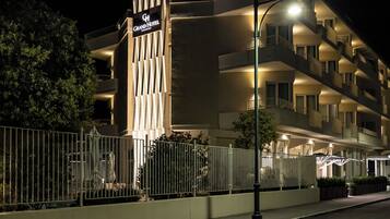 Front of property - evening/night