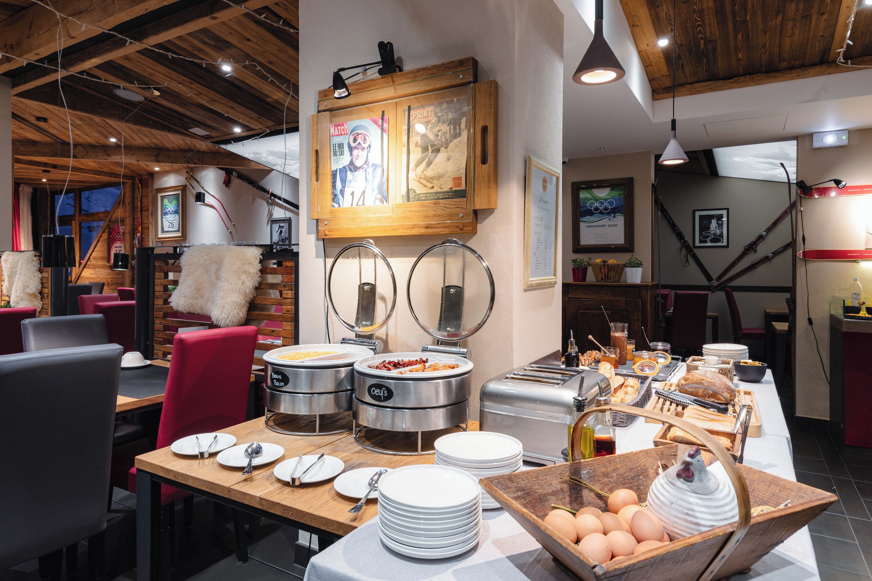 Petit déjeuner buffet compris tous les jours