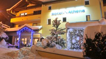 Front of property – evening/night