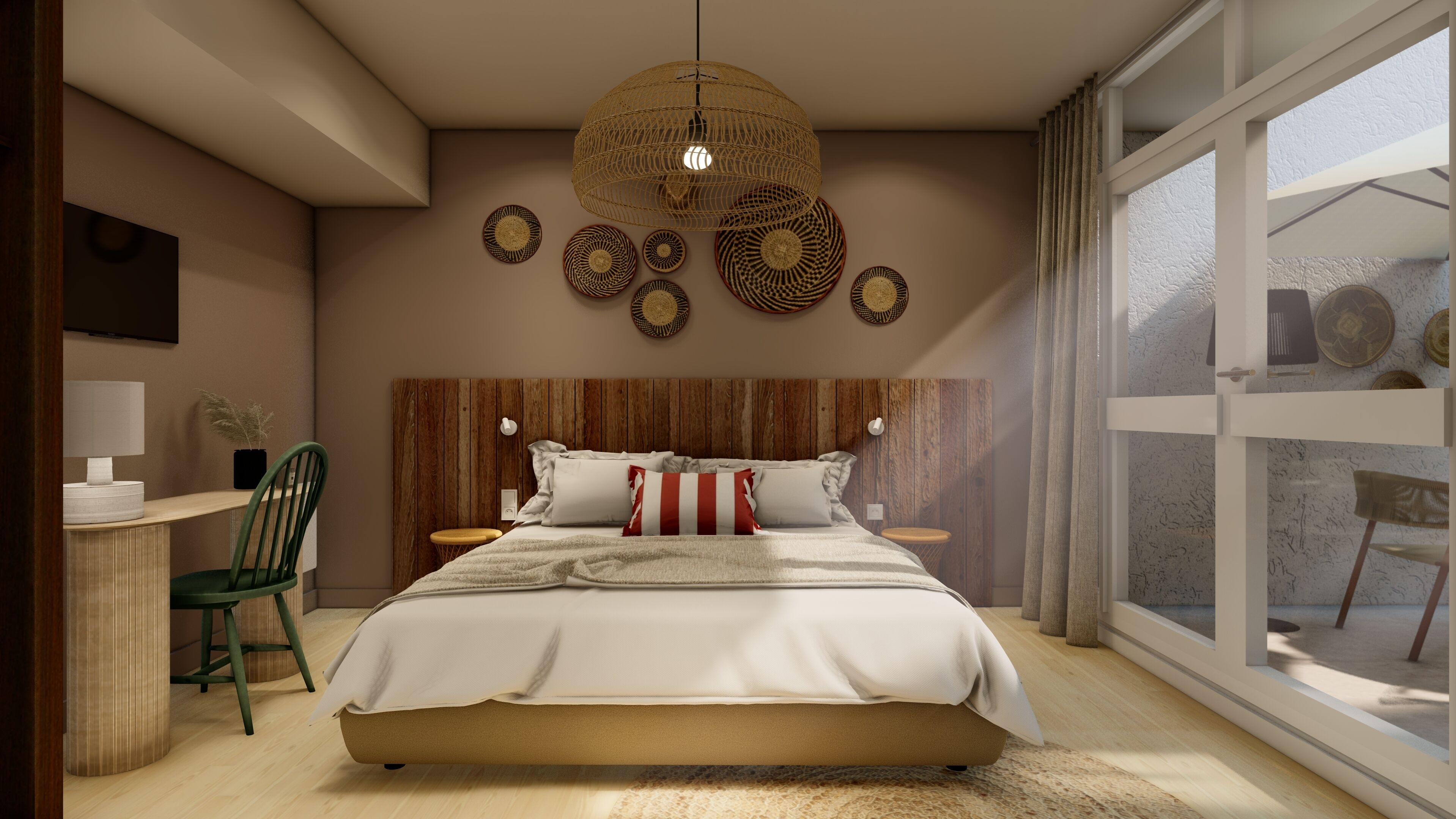 Free WiFi, bed sheets