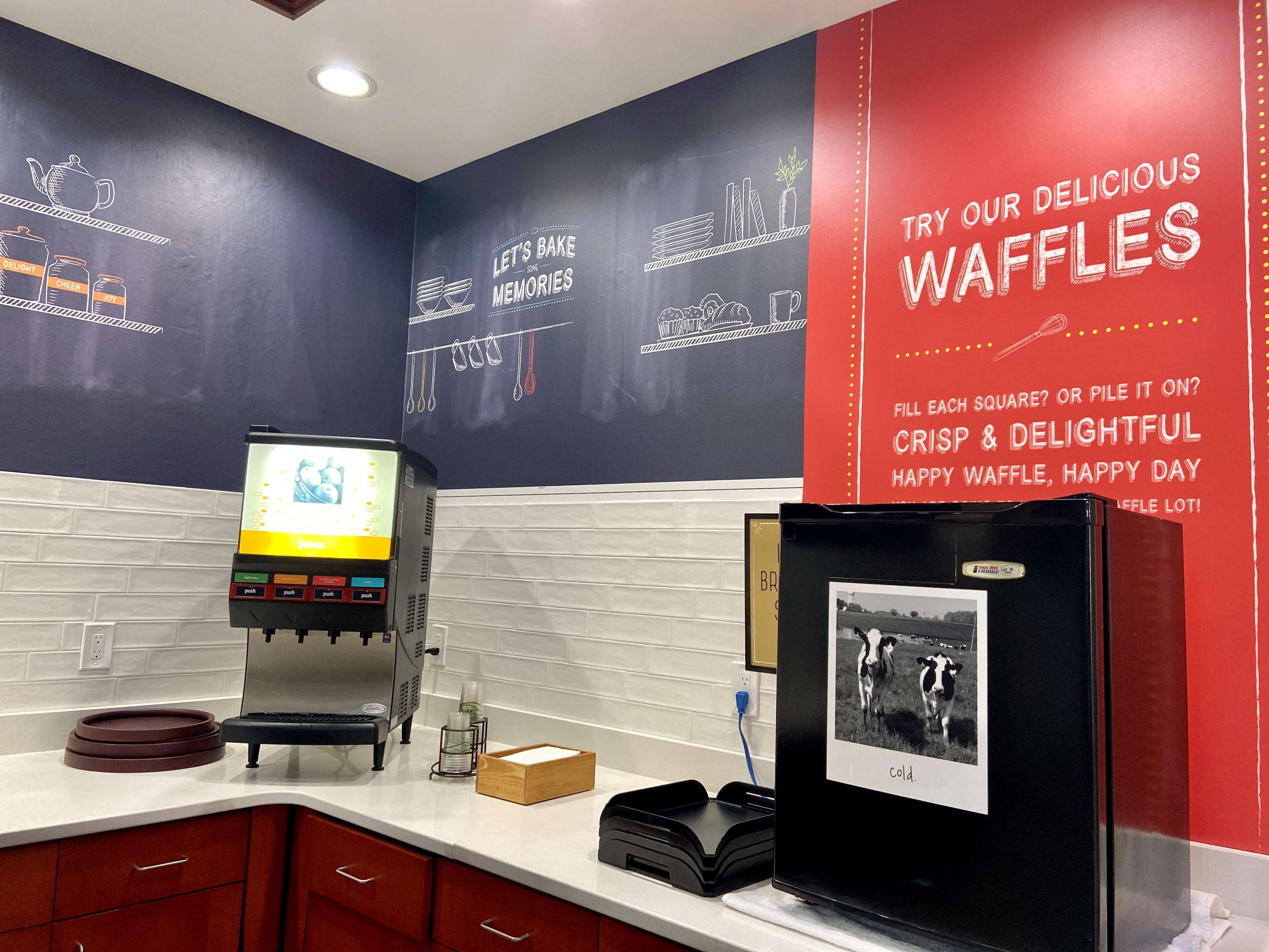 free daily self-service breakfast