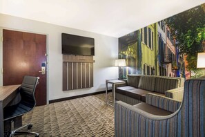 Suite, 1 cama King size, con acceso para personas discapacitadas, para no fumadores | 1 habitación y ropa de cama hipoalergénica 