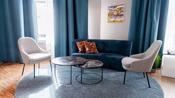 Minibar, desk, blackout drapes, soundproofing