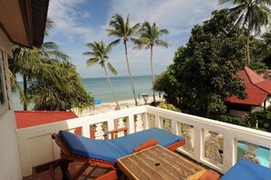 Sviitti, 1 makuuhuone, merinäköala | Näkymä parvekkeelta