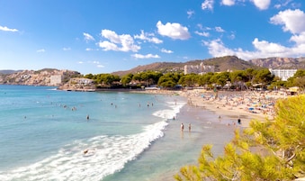 Na praia 