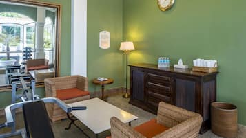 Body treatments, sports massages, facials, manicures and pedicures
