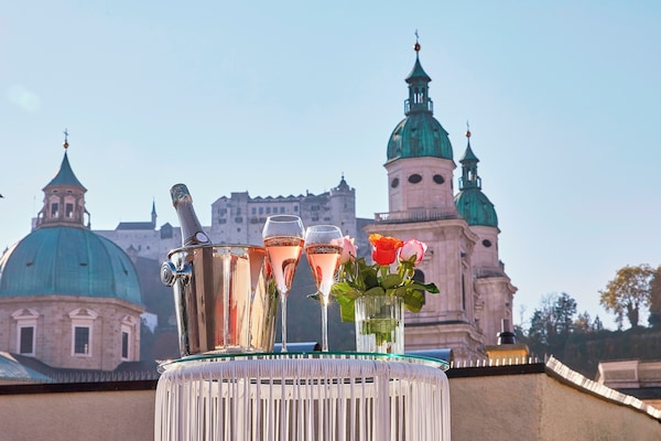 Suite mit Dachterrasse | Ausblick vom Zimmer