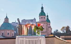 Suite mit Dachterrasse | Ausblick vom Zimmer