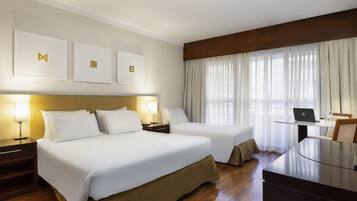 Standard Apartment, Multiple Beds | Premium bedding, minibar, in-room safe, blackout drapes