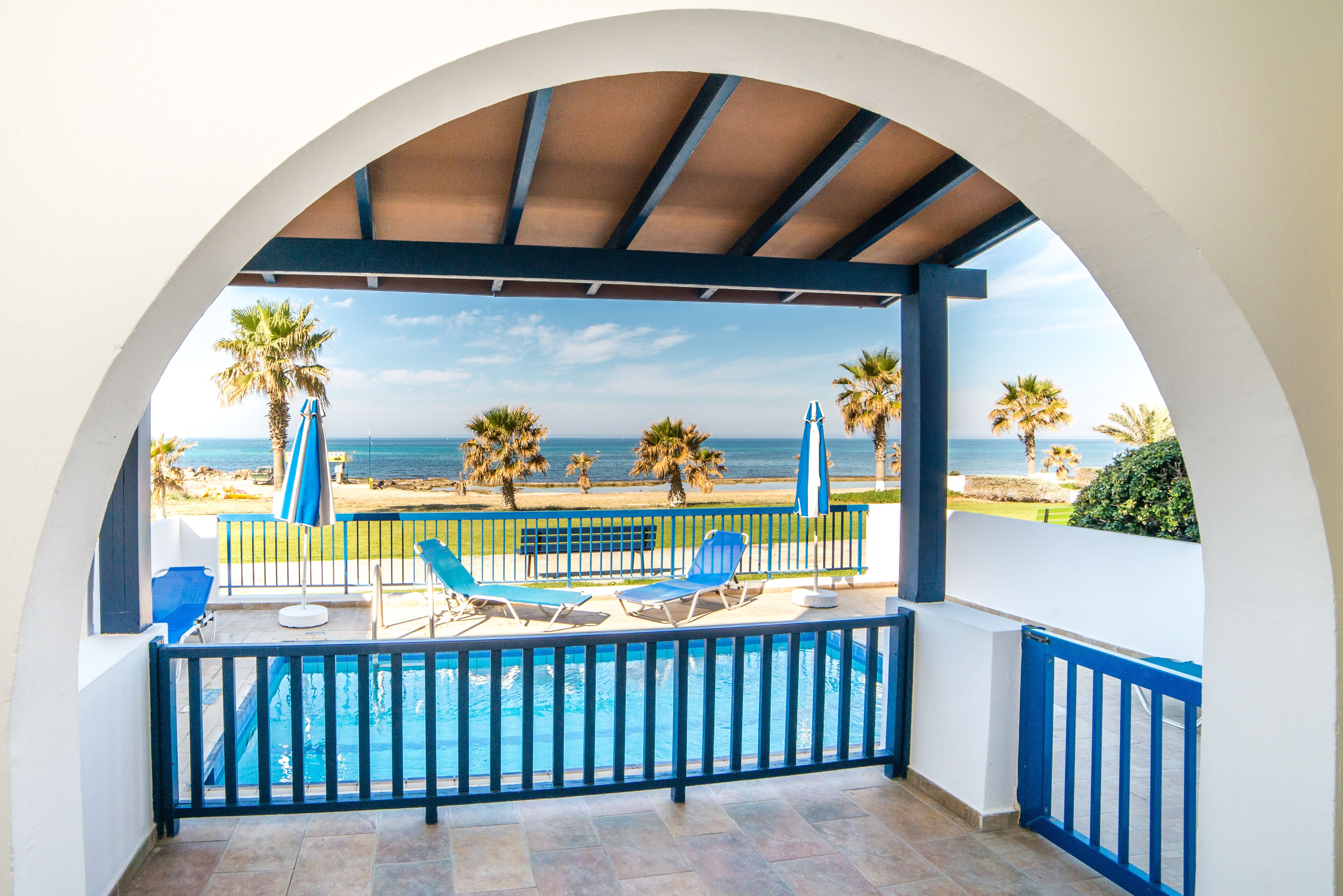 Superior-huvila, merinäköala | Terassi/patio