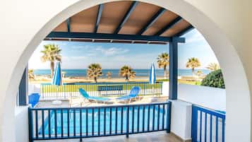 Superior-huvila, merinäköala | Terassi/patio