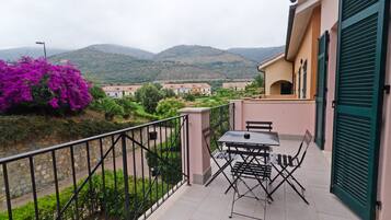 Blick von der Unterkunft