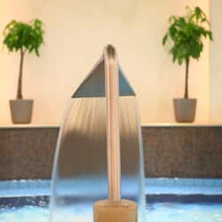 Indoor pool, sun loungers, lifeguards on site
