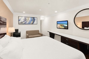 Standard Room, 1 King Bed | Desk, blackout drapes, iron/ironing board (on request), WiFi (free)