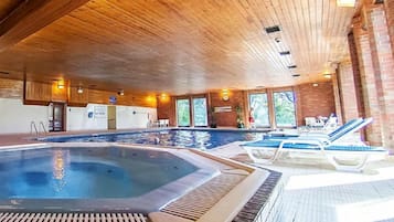 Indoor pool, outdoor pool