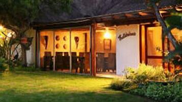 Front of property – evening/night