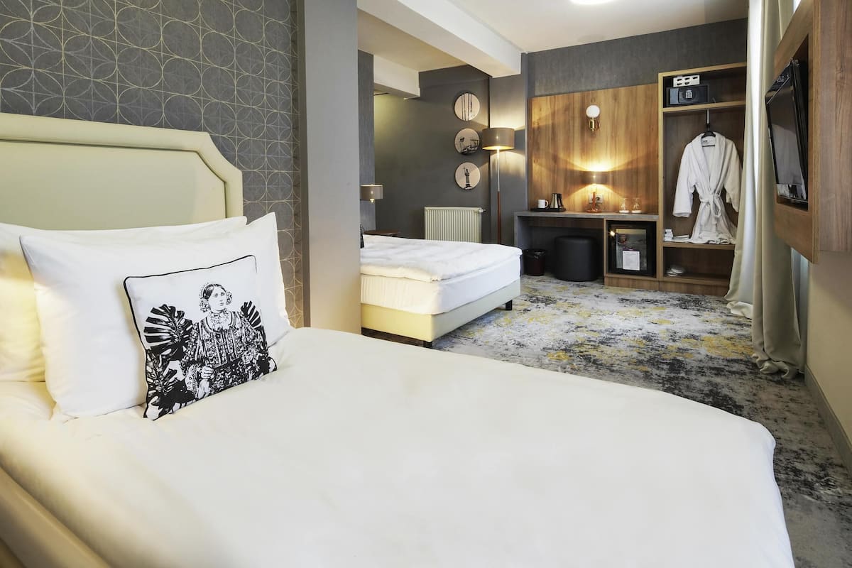 Literie de qualité supérieure, minibar, coffres-forts dans les chambres