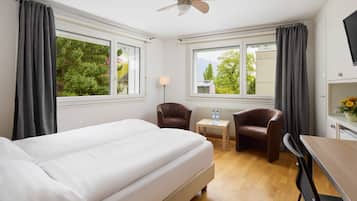 Habitación doble | Colchones Select Comfort, caja fuerte, sistema de insonorización