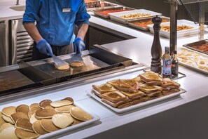 Free buffet breakfast
