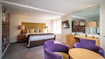 高級雙人房 | 高級寢具、Select Comfort 床墊、獨特裝潢、布置獨特