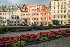 Overnatningsstedets facade