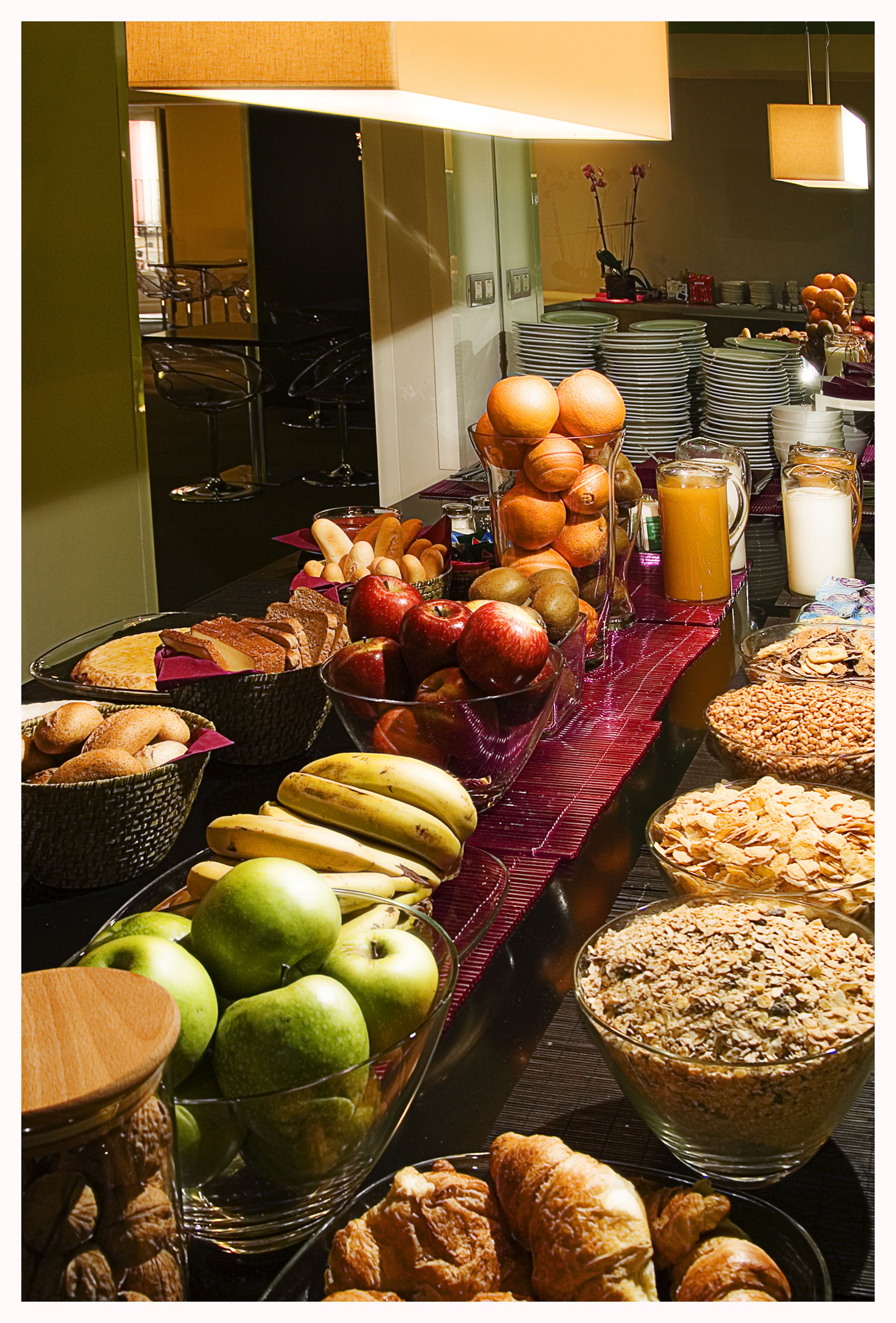 daily buffet breakfast (eur 13.95 per person)