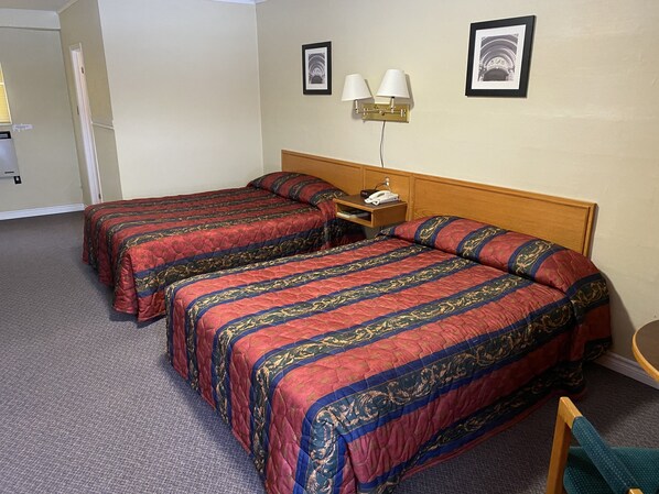 Standard Room, 2 Queen Beds, Smoking, Garden View | Free WiFi