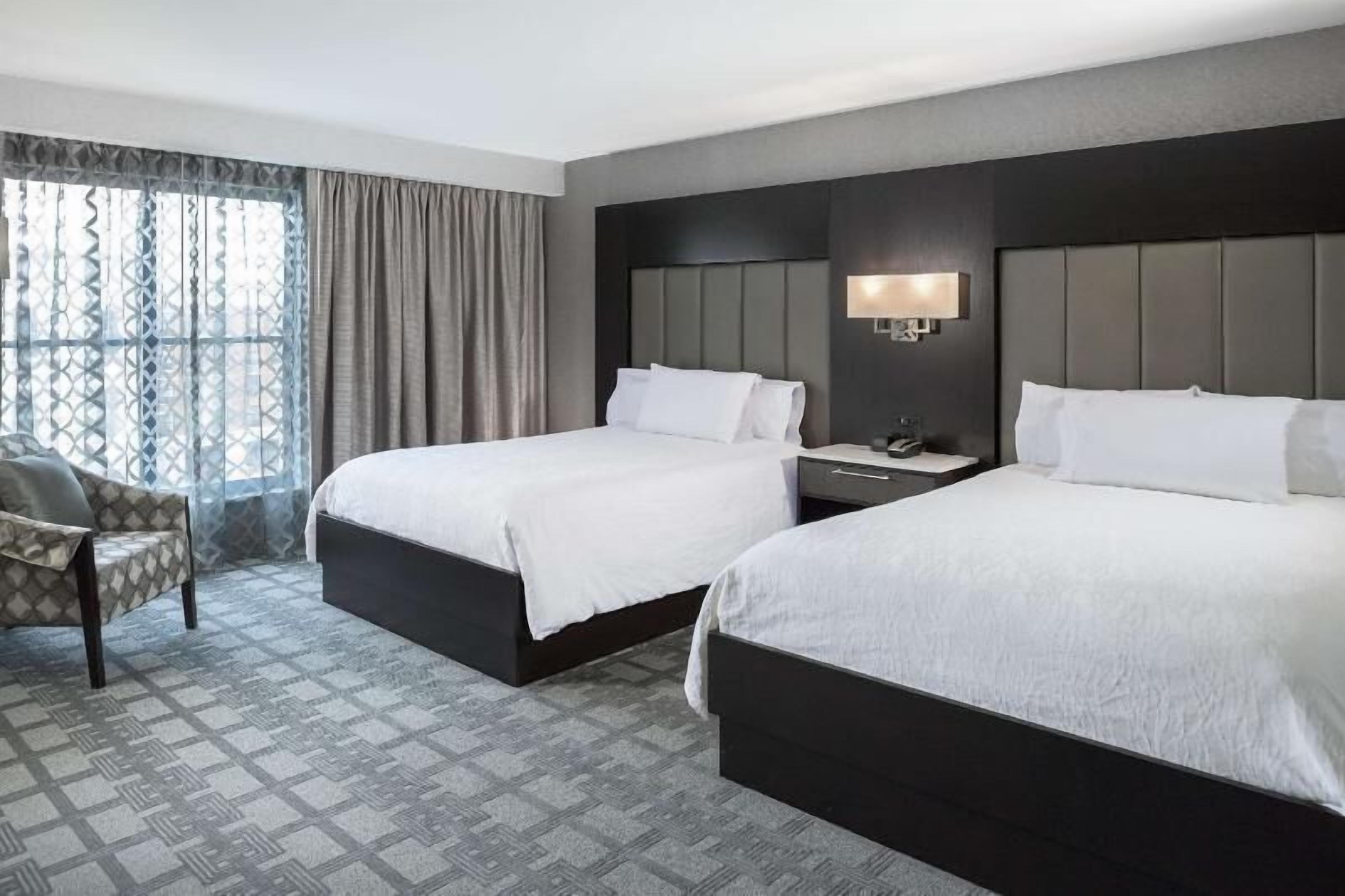 Premium bedding, pillowtop beds, in-room safe, desk