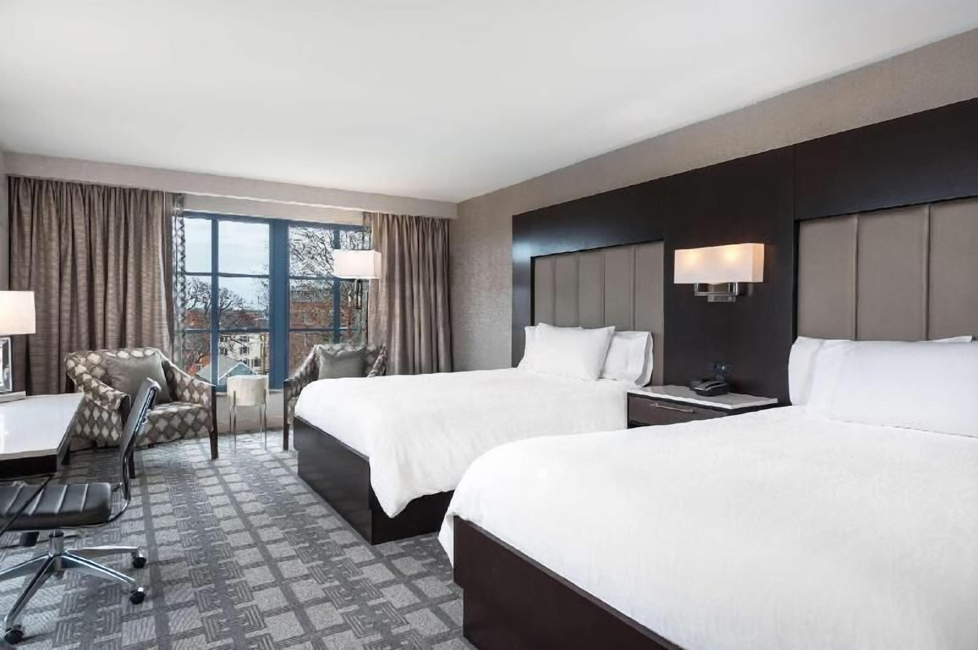 Premium bedding, pillowtop beds, in-room safe, desk
