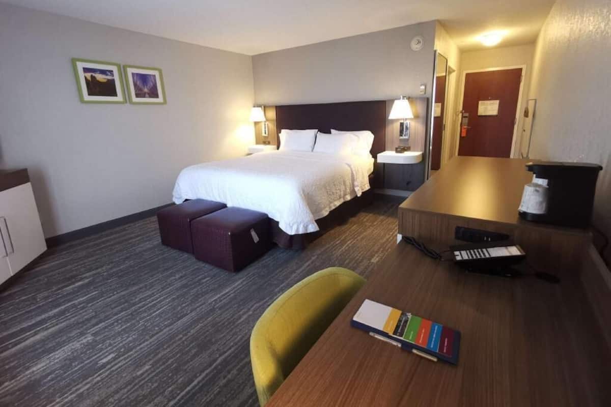 Premium bedding, down comforters, pillowtop beds, in-room safe