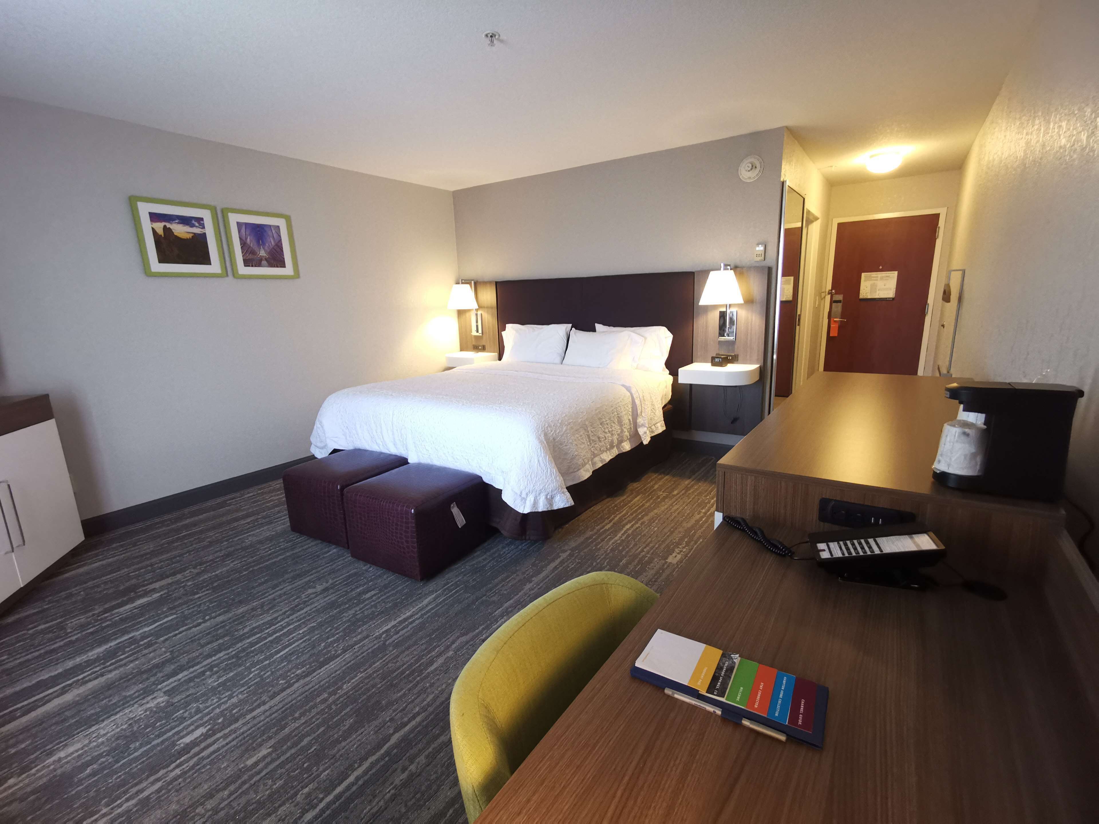 Premium bedding, down comforters, pillowtop beds, in-room safe