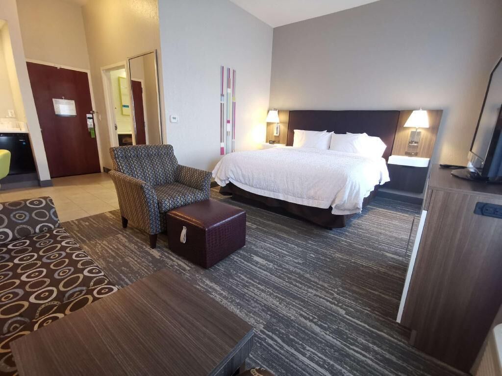 Premium bedding, down comforters, pillowtop beds, in-room safe
