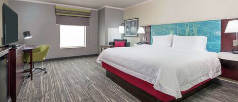 Habitación Deluxe, 1 cama de matrimonio grande, no fumadores | Ropa de cama de alta calidad, escritorio, cortinas opacas