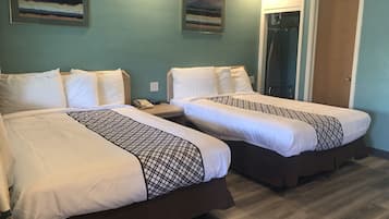 Free WiFi, bed sheets