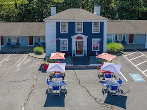 Façade de l’hébergement