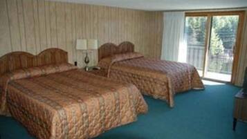 Standard Room, 2 Double Beds | Iron/ironing board, Internet