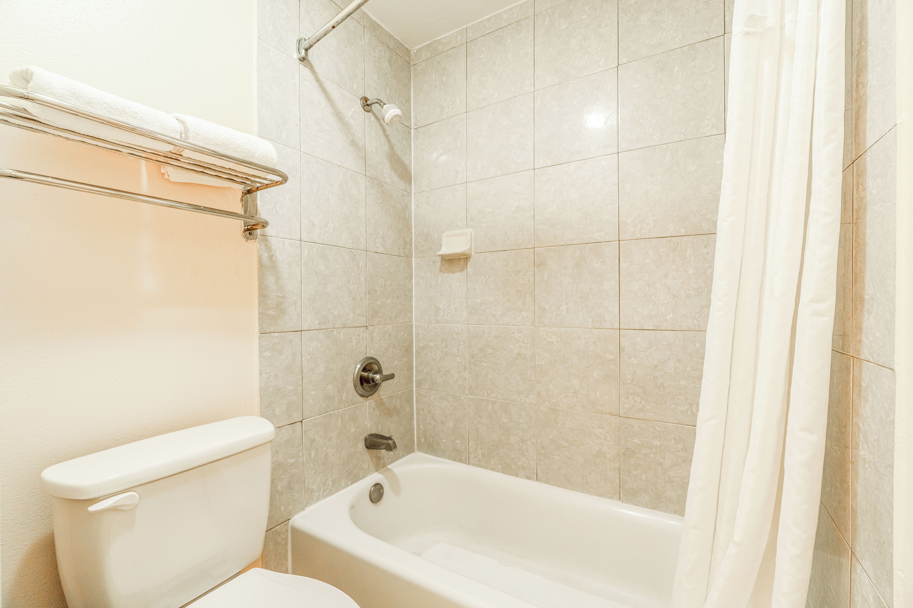 Free toiletries, towels