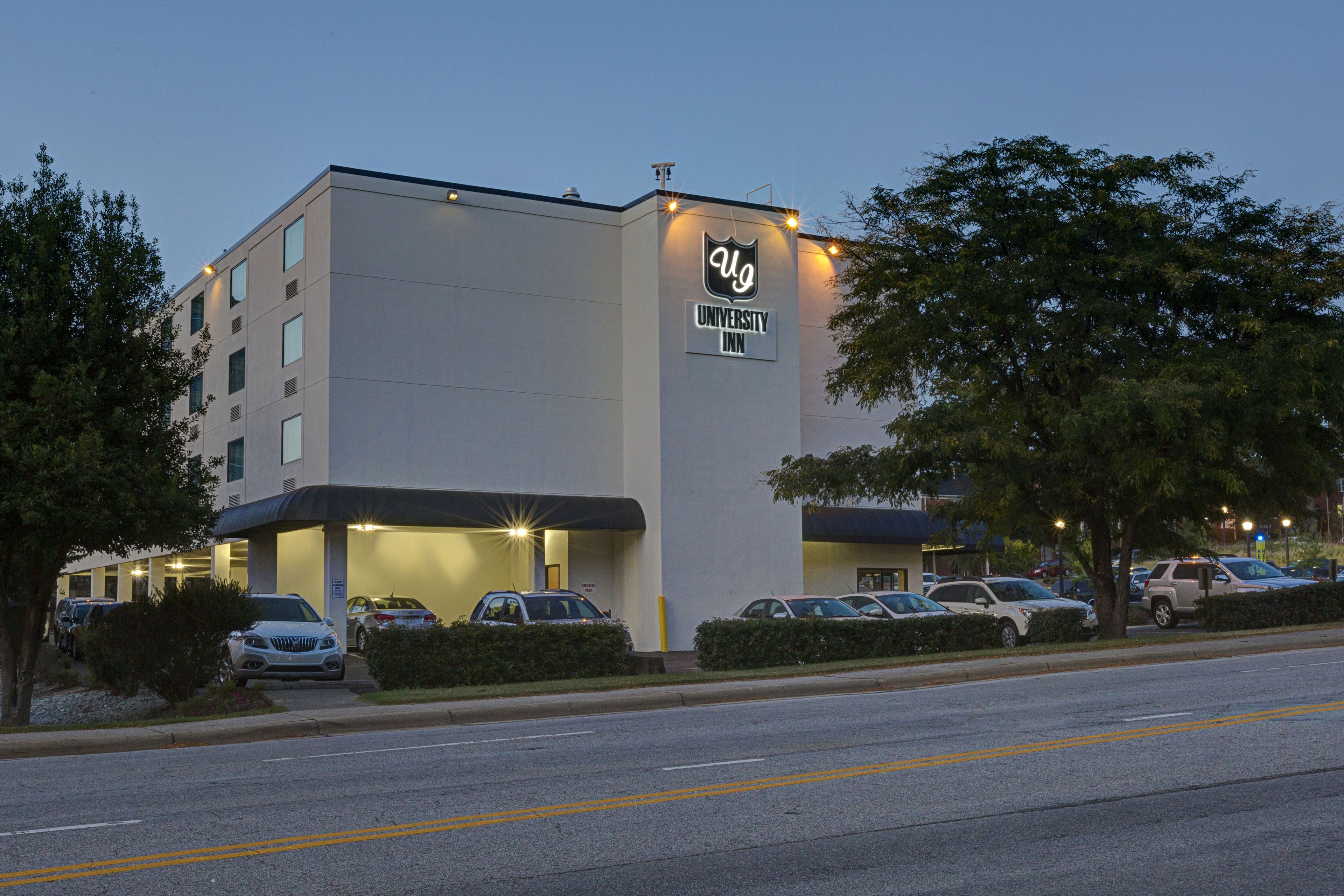 front of property – evening/night