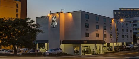 Front of property - evening/night