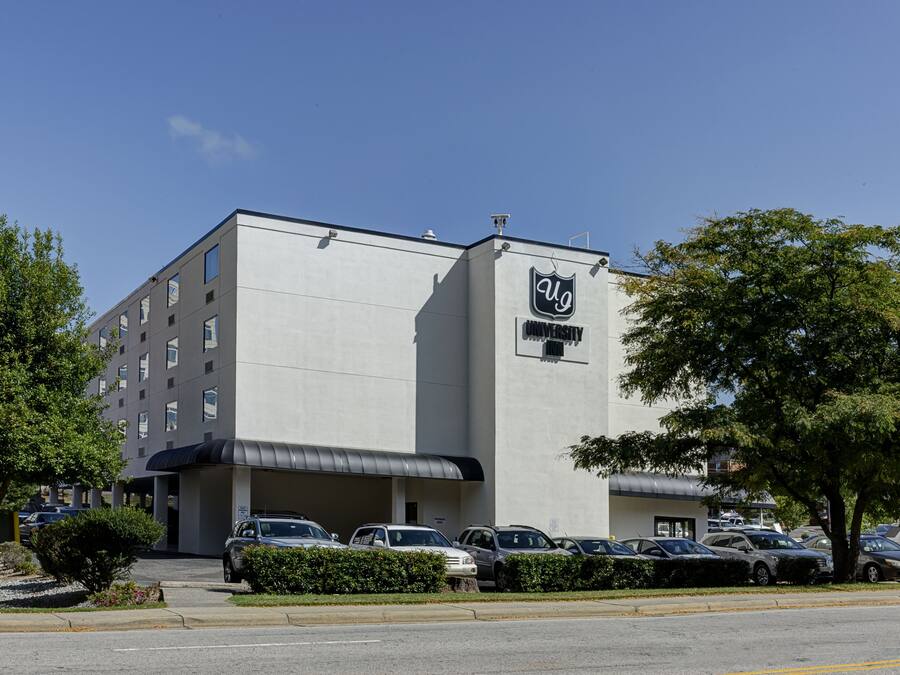 Fassade der Unterkunft