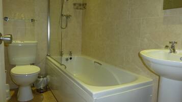 Free toiletries, hair dryer, towels