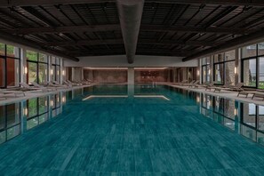 Indoor pool, outdoor pool