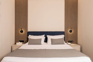 Family Room, Sea View | Frette Italian sheets, premium bedding, Tempur-Pedic beds, minibar - Palatino Hotel (Zakynthos)