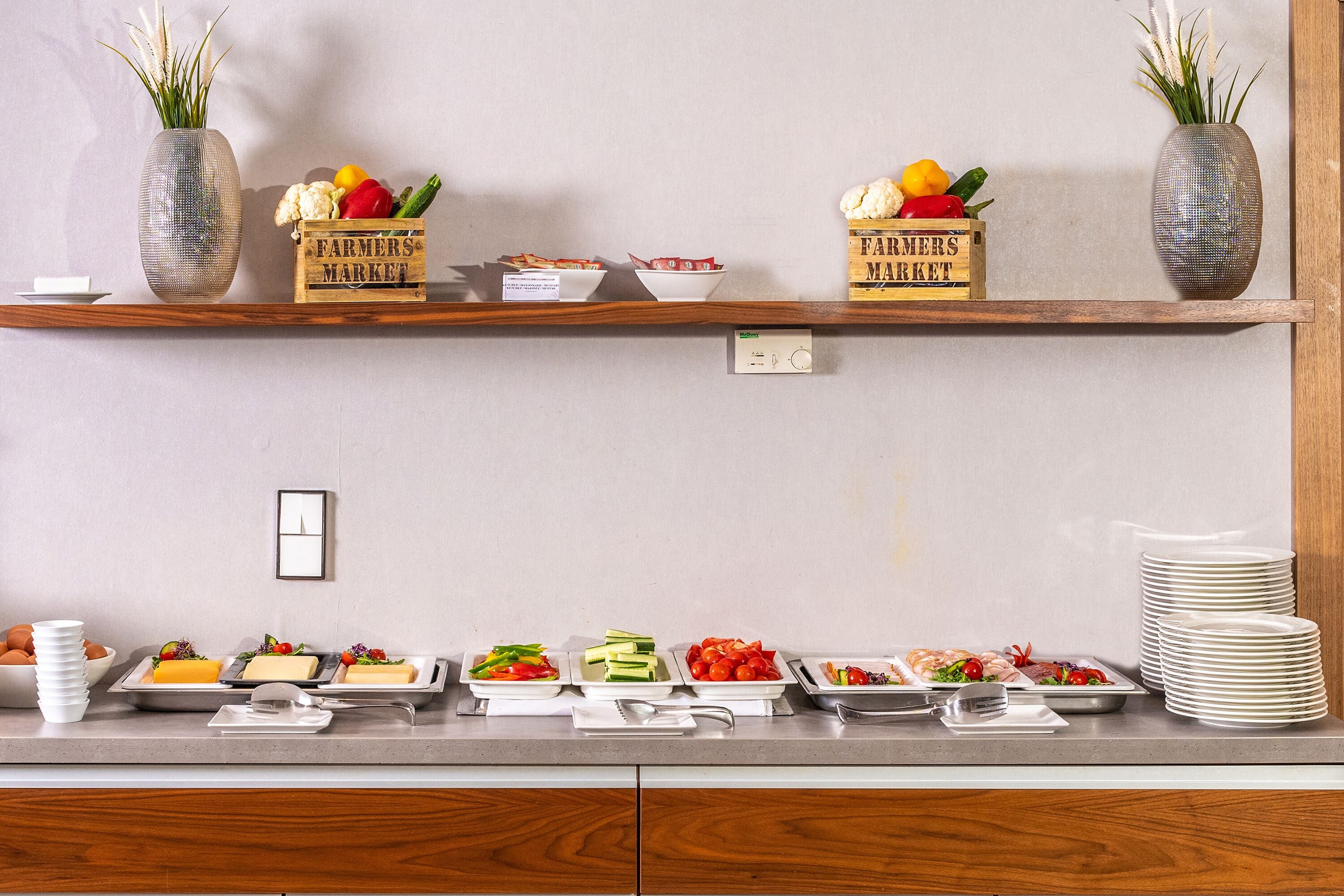 daily buffet breakfast (eur 12 per person)