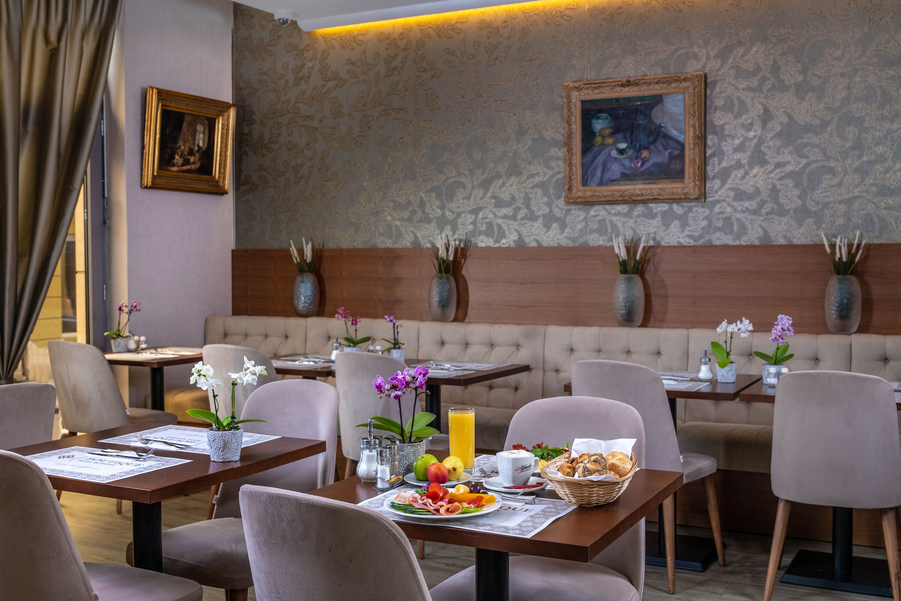 daily buffet breakfast (eur 12 per person)