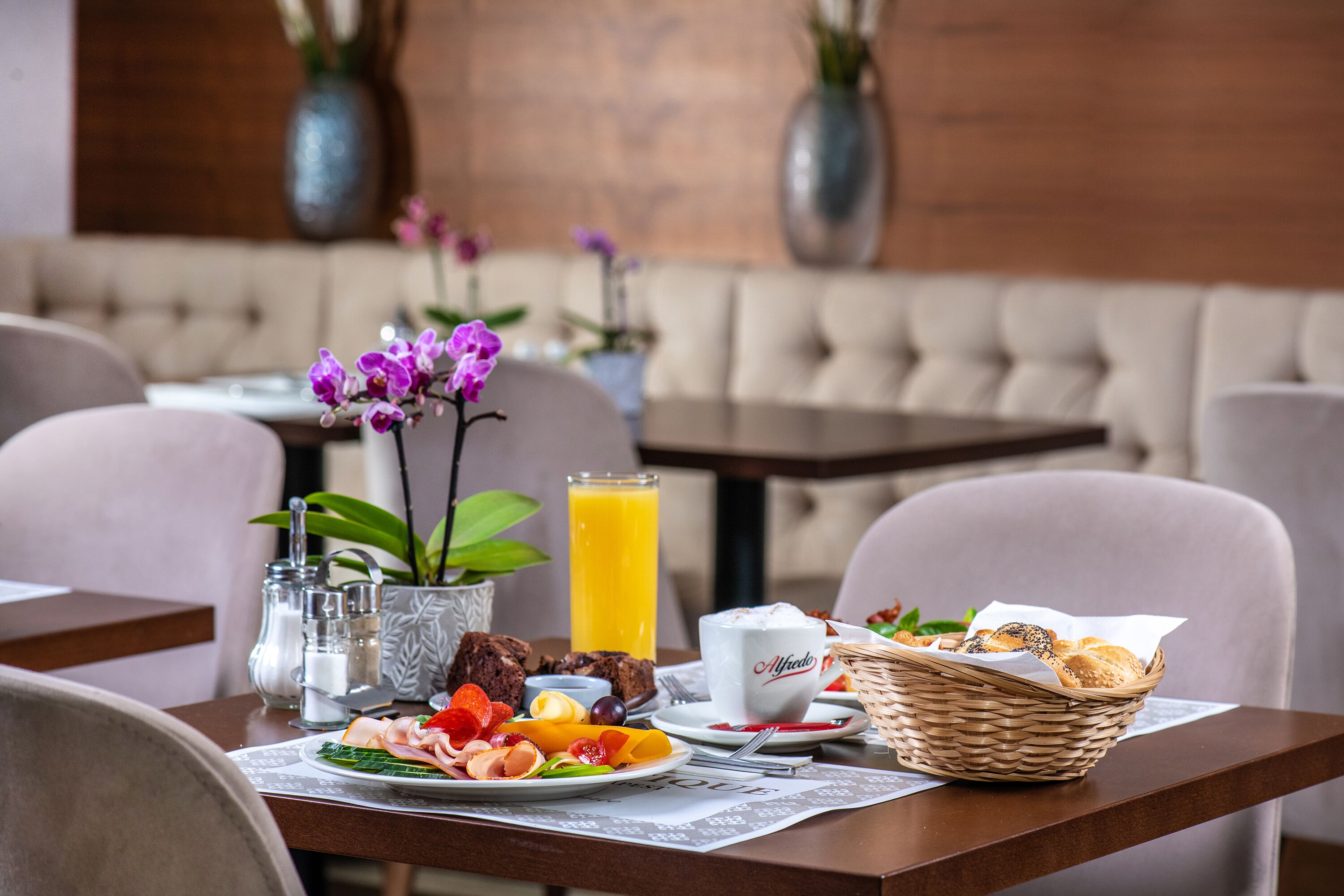 daily buffet breakfast (eur 12 per person)