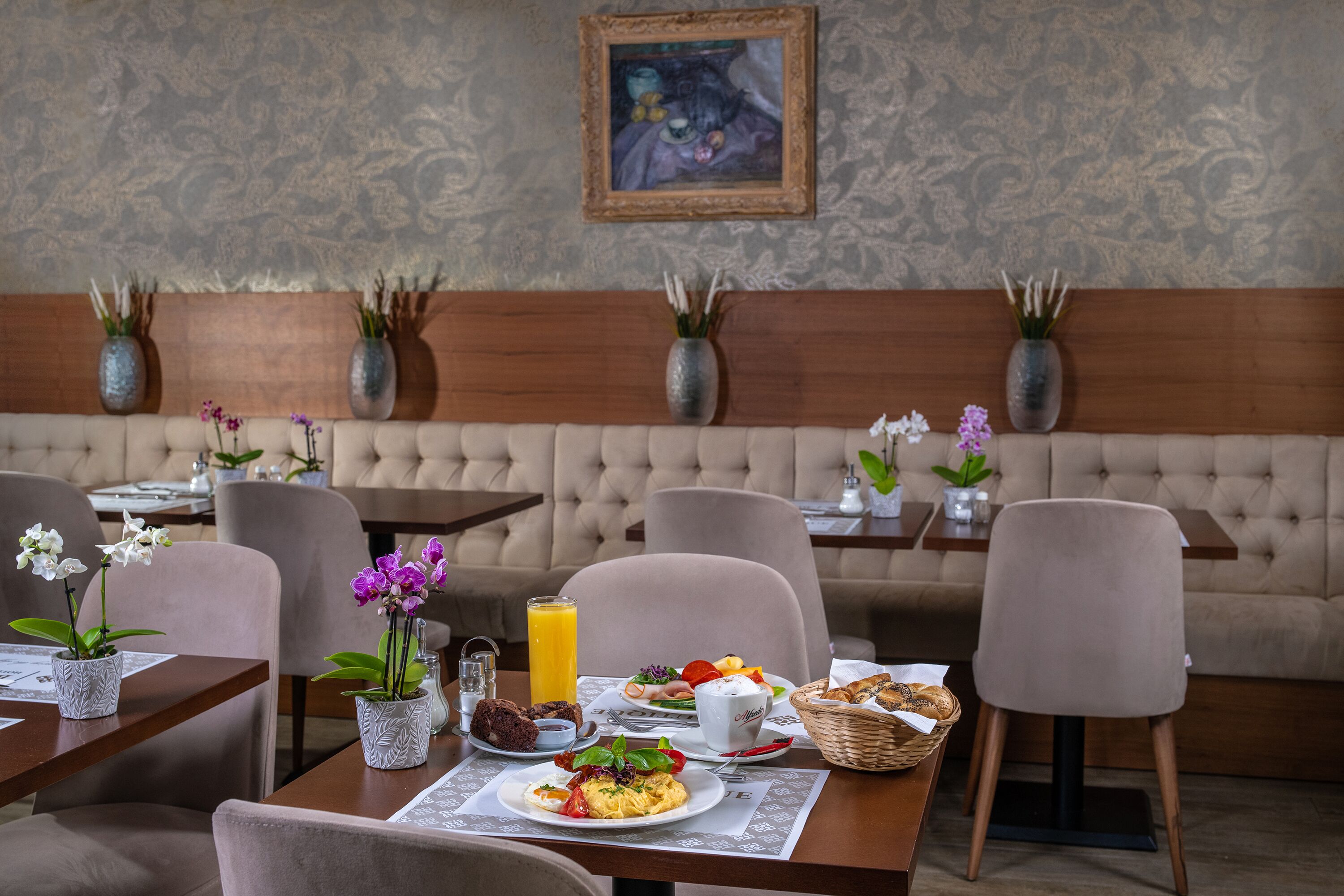 daily buffet breakfast (eur 12 per person)