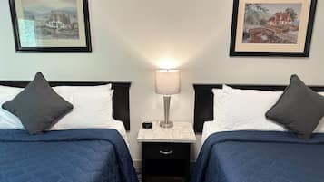 Standard Room, 2 Queen Beds, Refrigerator & Microwave | Premium bedding, pillow-top beds, desk, laptop workspace